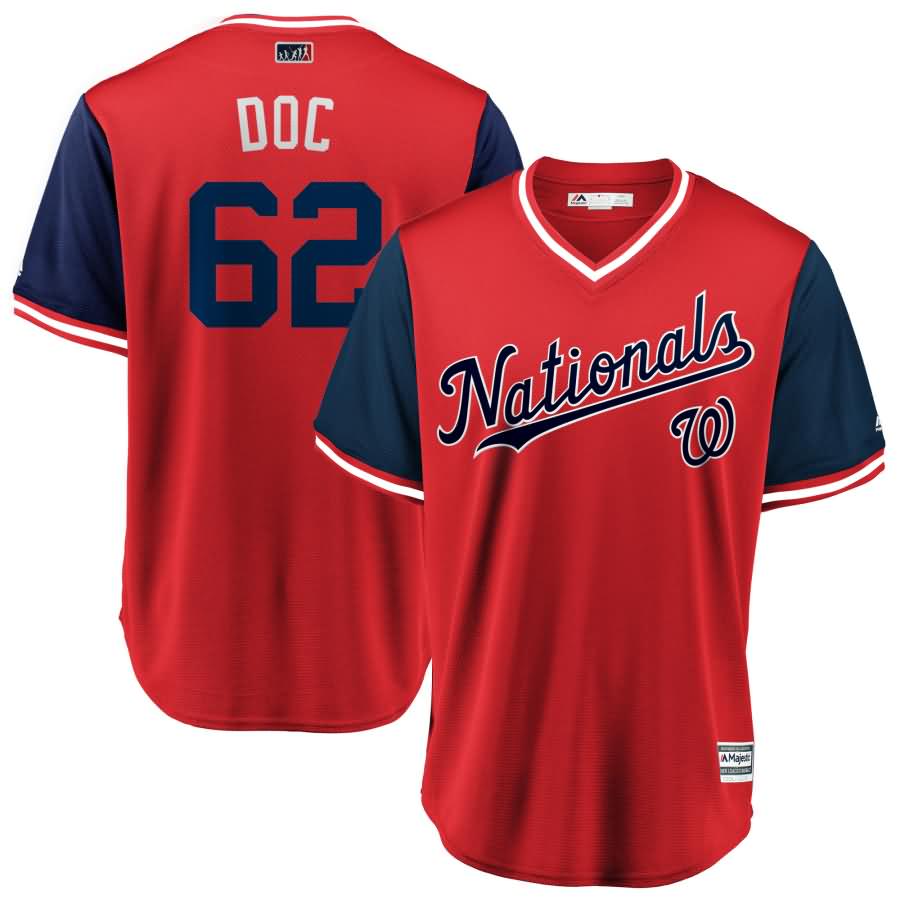 Sean Doolittle "Doc" Washington Nationals Majestic 2018 Players' Weekend Cool Base Jersey - Red/Navy