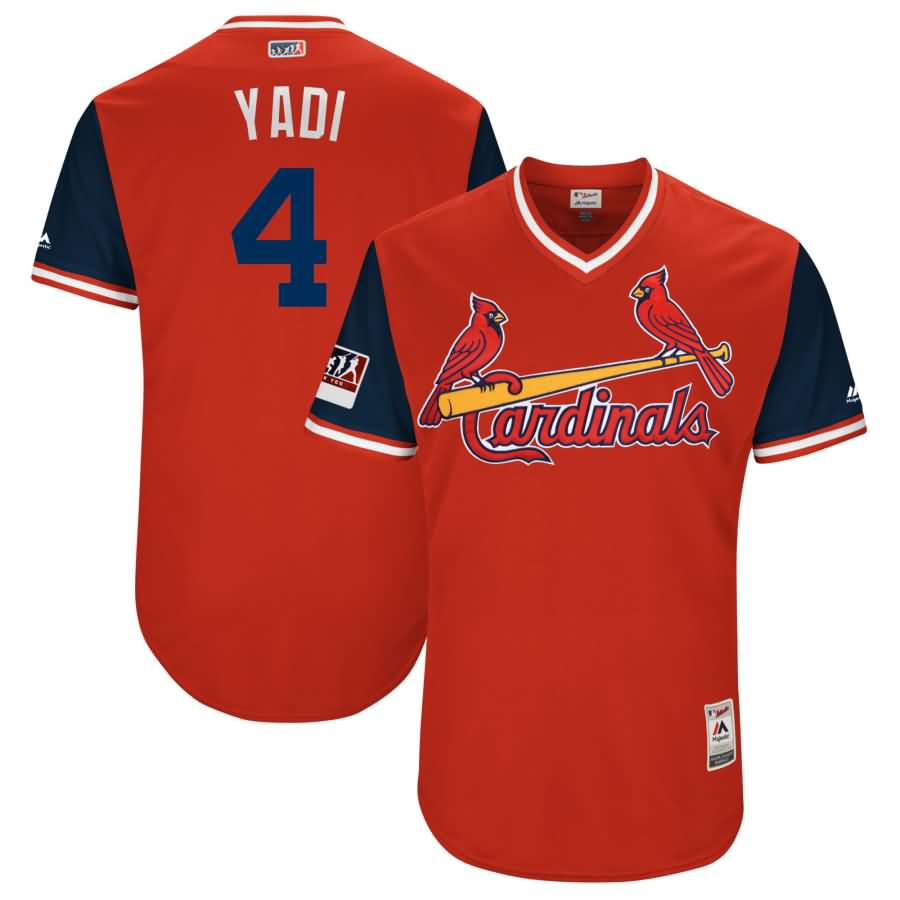 Yadier Molina "Yadi" St. Louis Cardinals Majestic 2018 Players' Weekend Authentic Jersey - Red/Navy
