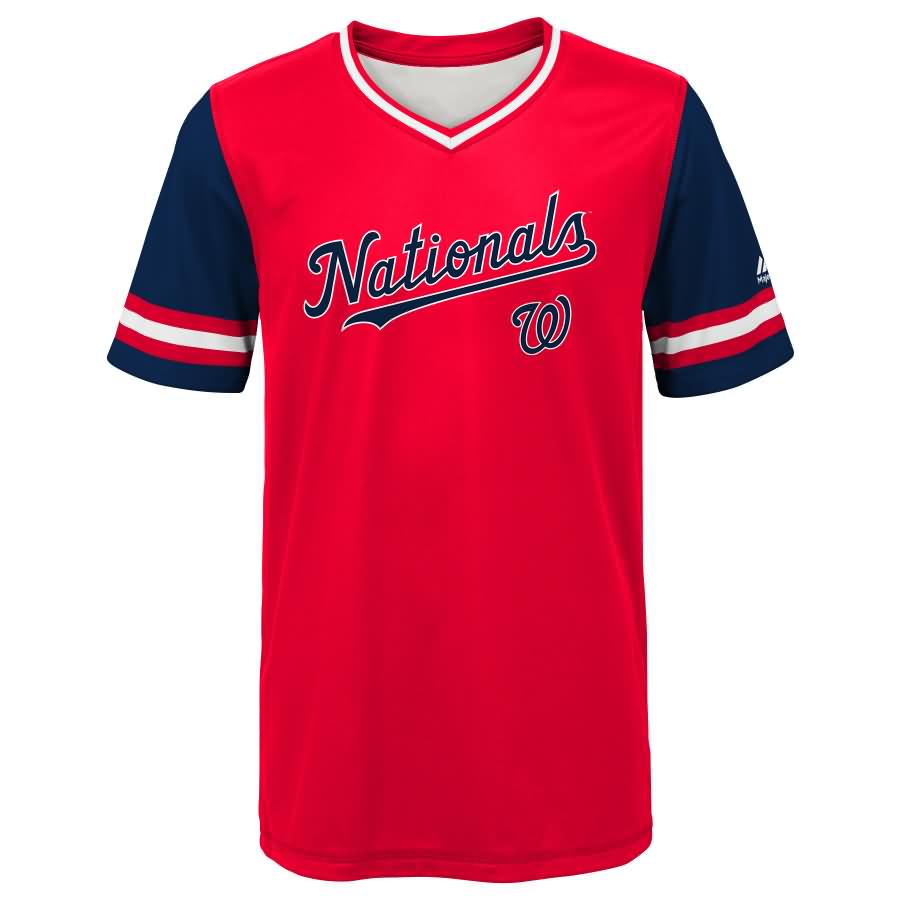 Trea Turner "Triple Trea" Washington Nationals Majestic Youth 2018 Players' Weekend Jersey - Red/Navy
