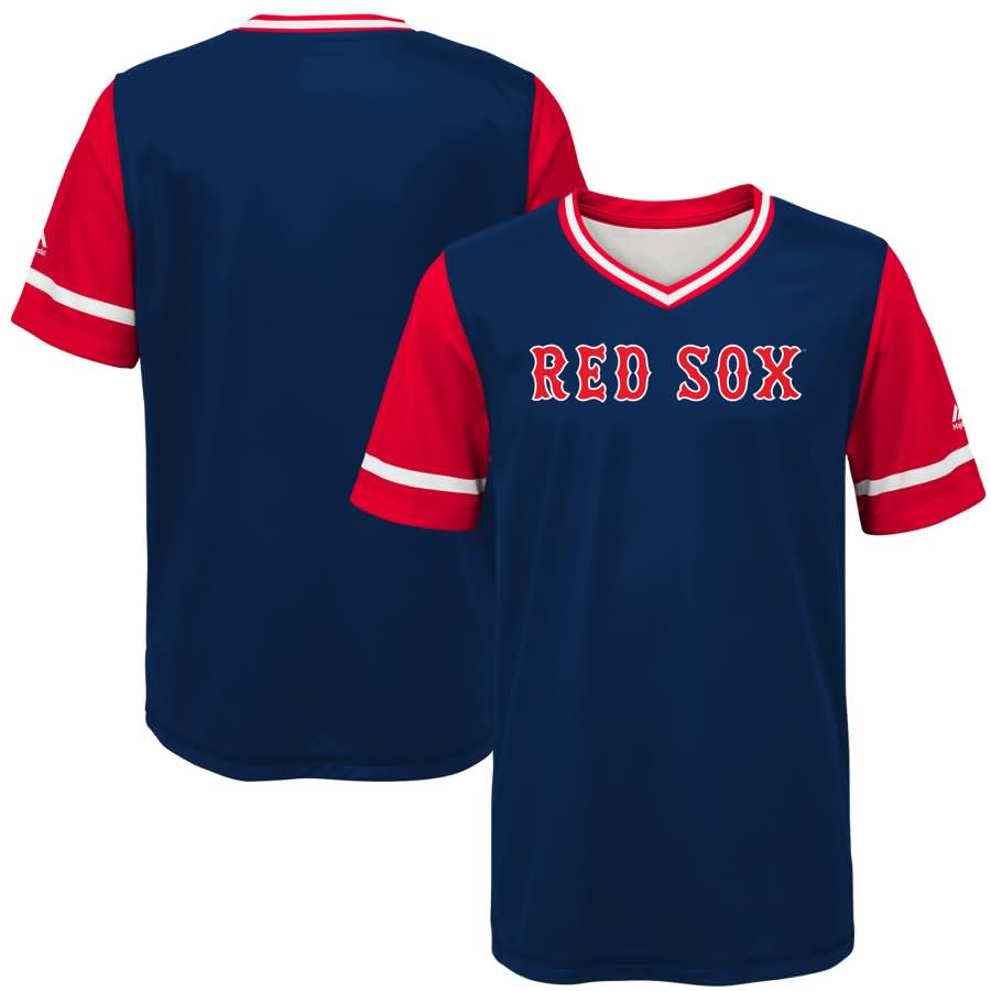 Boston Red Sox Majestic Youth 2018 Players' Weekend Team Jersey - Navy/Red