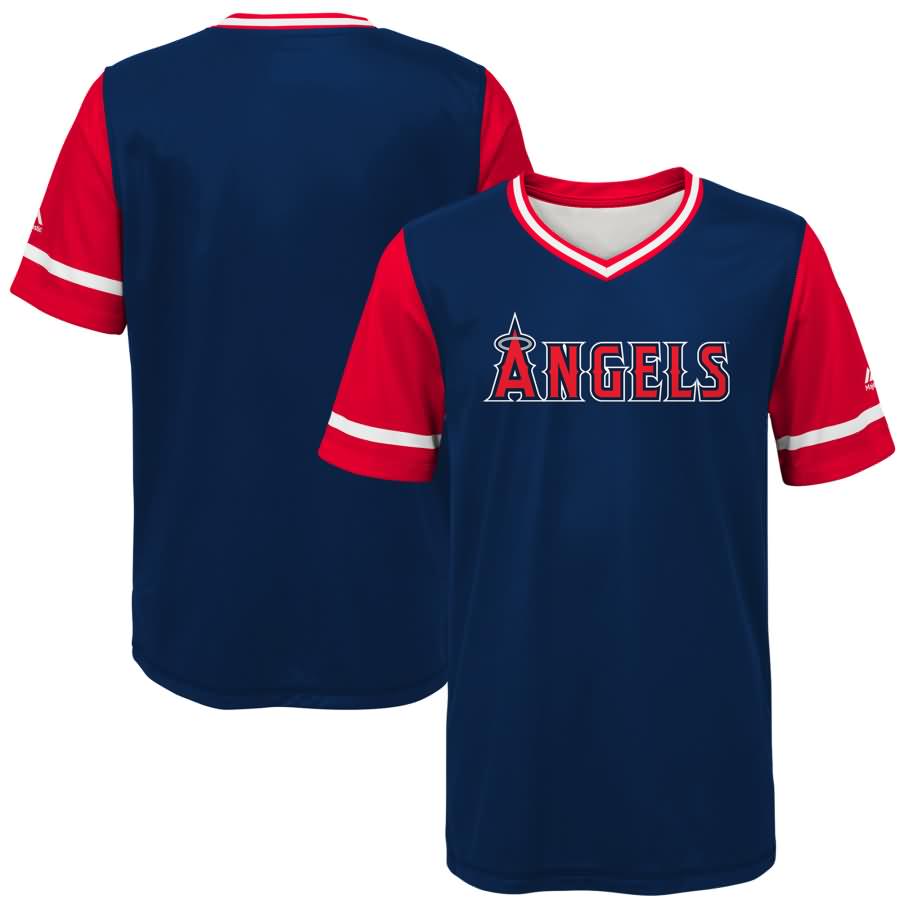 Los Angeles Angels Majestic Youth 2018 Players' Weekend Team Jersey - Navy/Red