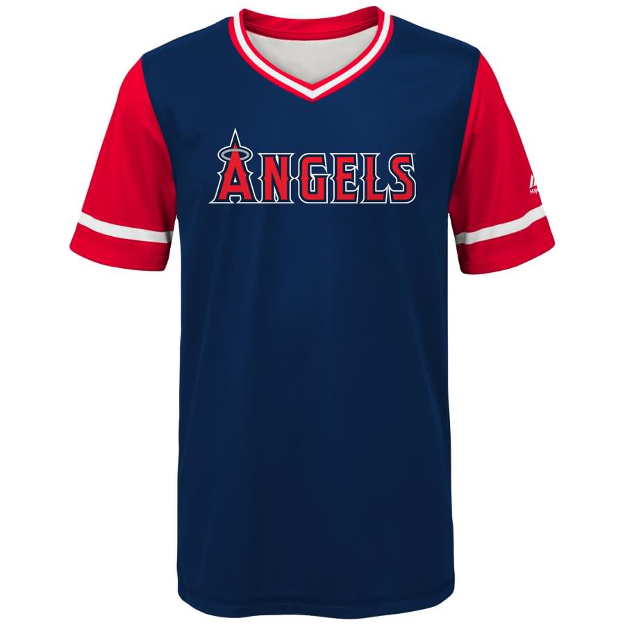 Los Angeles Angels Majestic Youth 2018 Players' Weekend Team Jersey - Navy/Red