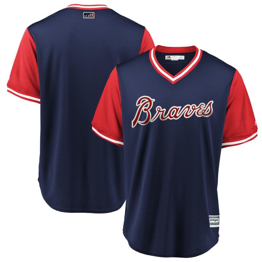 Atlanta Braves Majestic 2018 Players' Weekend Team Jersey - Navy/Red