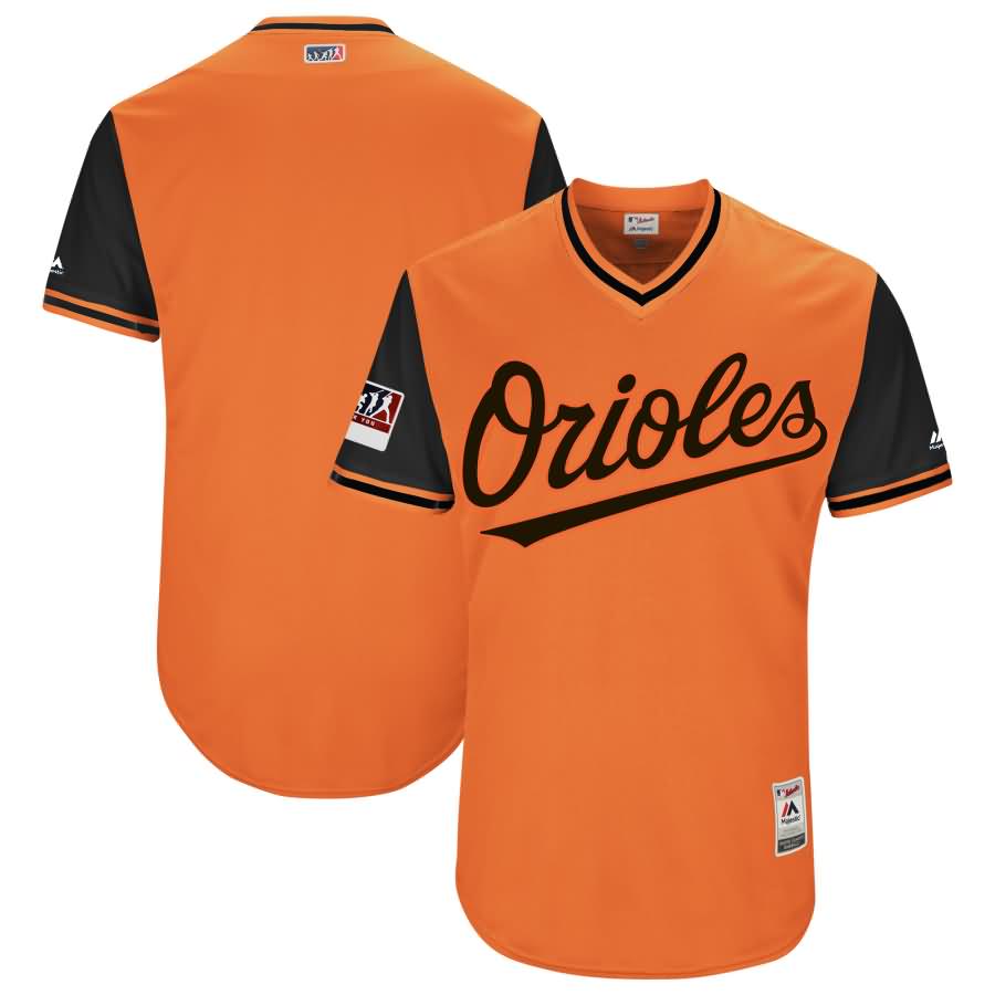 Baltimore Orioles Majestic 2018 Players' Weekend Authentic Team Jersey - Orange/Black