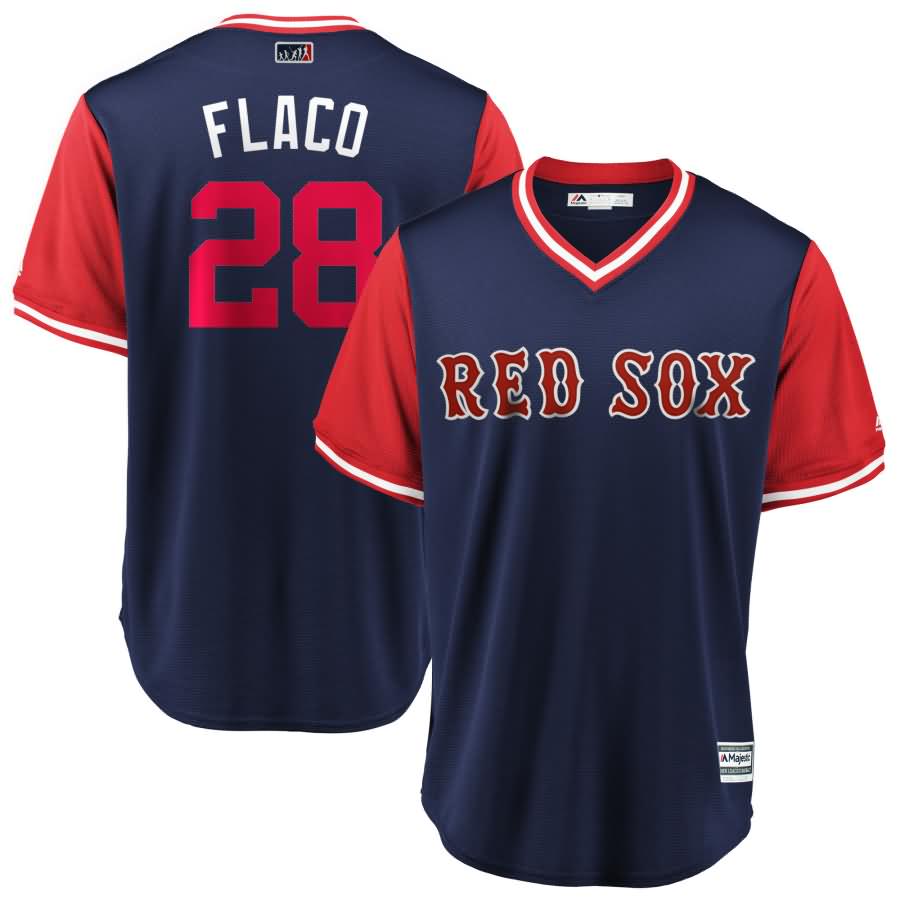 J.D. Martinez "Flaco" Boston Red Sox Majestic 2018 Players' Weekend Cool Base Jersey - Navy/Red