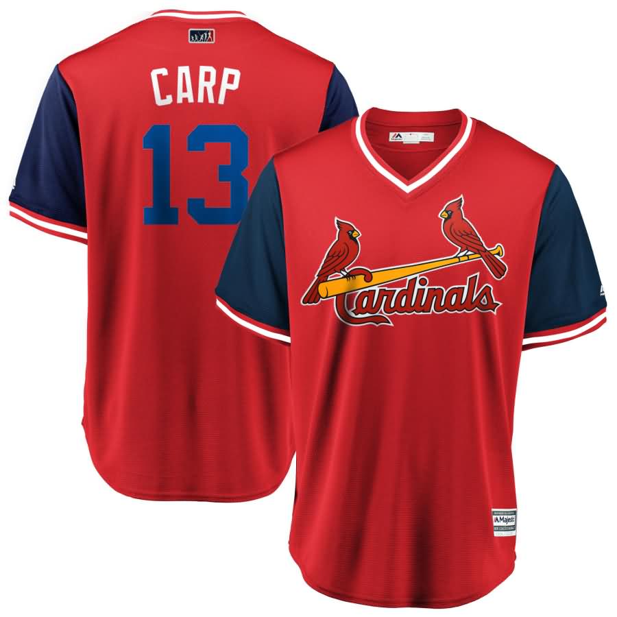 Matt Carpenter "Carp" St. Louis Cardinals Majestic 2018 Players' Weekend Cool Base Jersey - Red/Navy