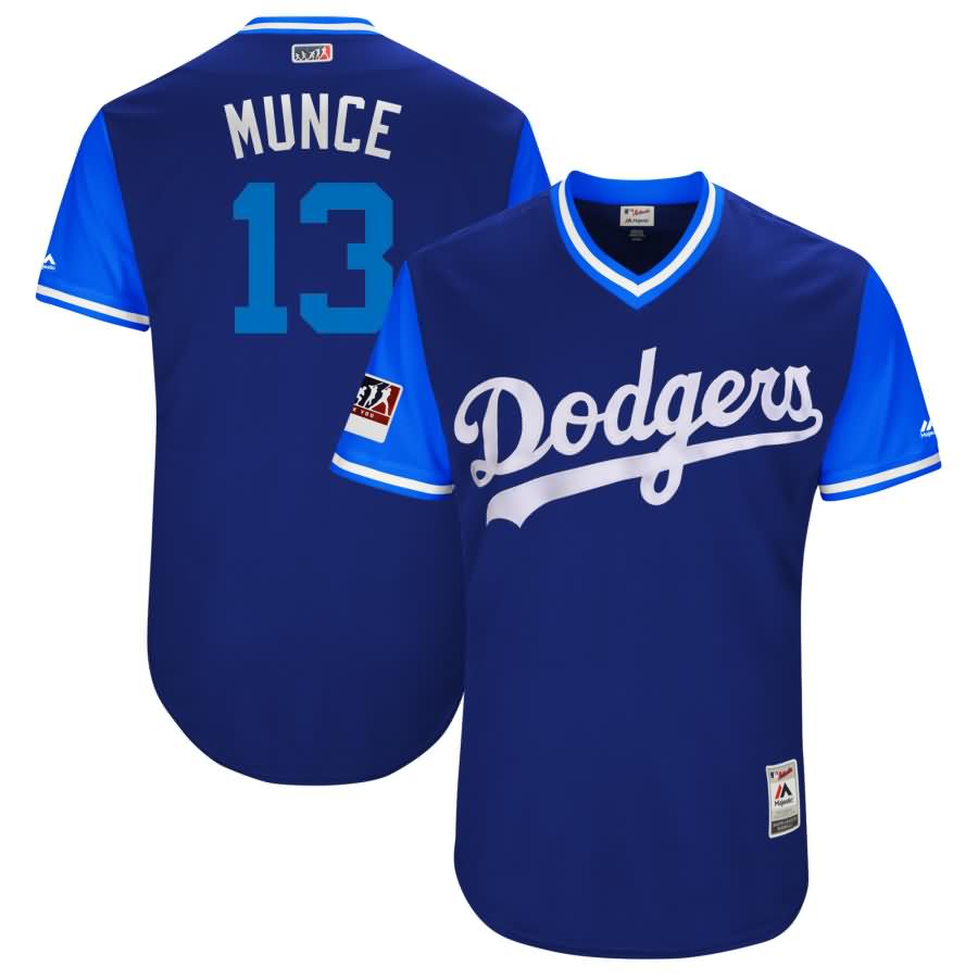 Max Muncy "Munce" Los Angeles Dodgers Majestic 2018 Players' Weekend Authentic Jersey - Royal/Light Blue