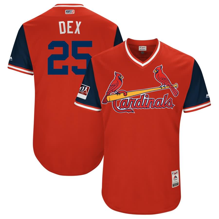 Dexter Fowler "Dex" St. Louis Cardinals Majestic 2018 Players' Weekend Authentic Jersey - Red/Navy