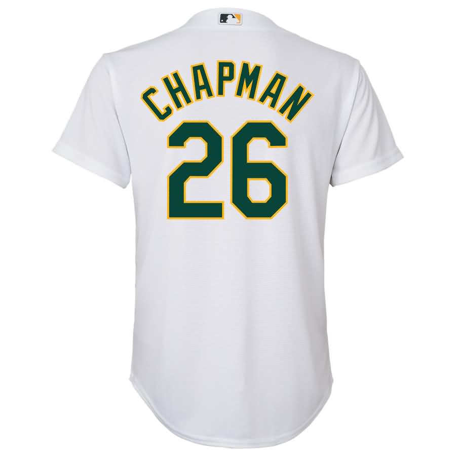 Matt Chapman Oakland Athletics Majestic Youth Home Official Team Cool Base Player Jersey - White