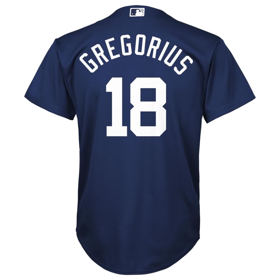Didi Gregorius New York Yankees Majestic Youth Alternate Official Team Cool Base Player Jersey - Navy