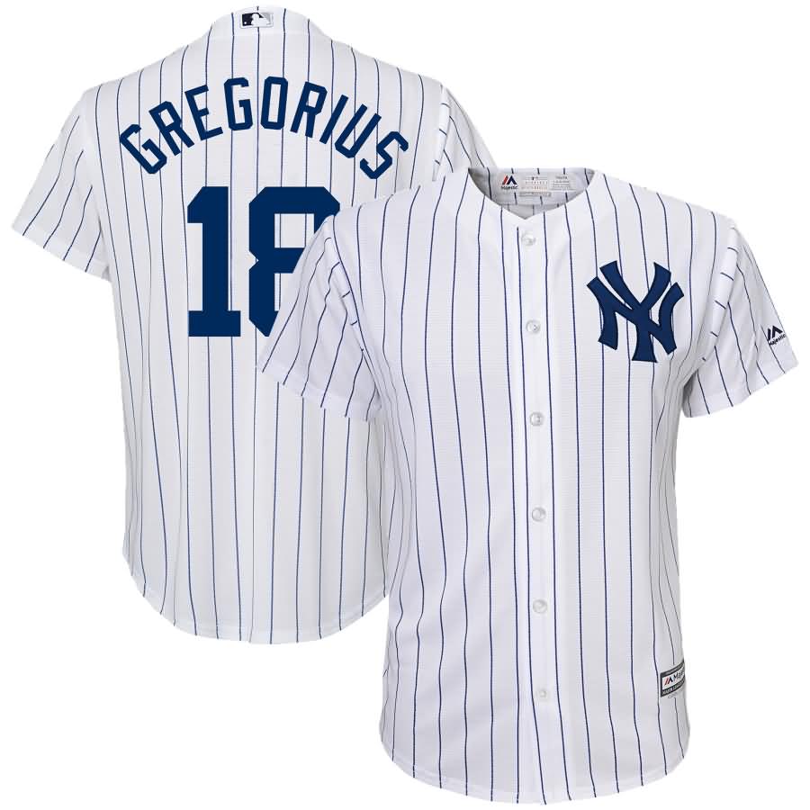 Didi Gregorius New York Yankees Majestic Youth Home Official Team Cool Base Player Jersey - White
