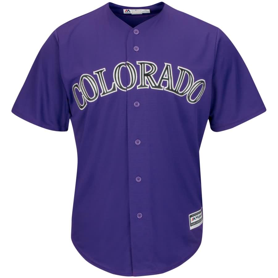 Carlos Gonzalez Colorado Rockies Majestic Alternate Official Cool Base Player Jersey - Purple