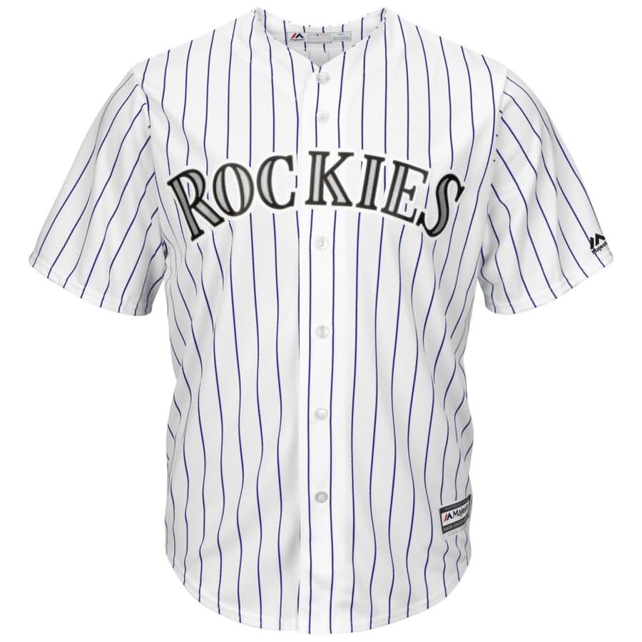 Ian Desmond Colorado Rockies Majestic Home Official Cool Base Player Jersey - White/Purple