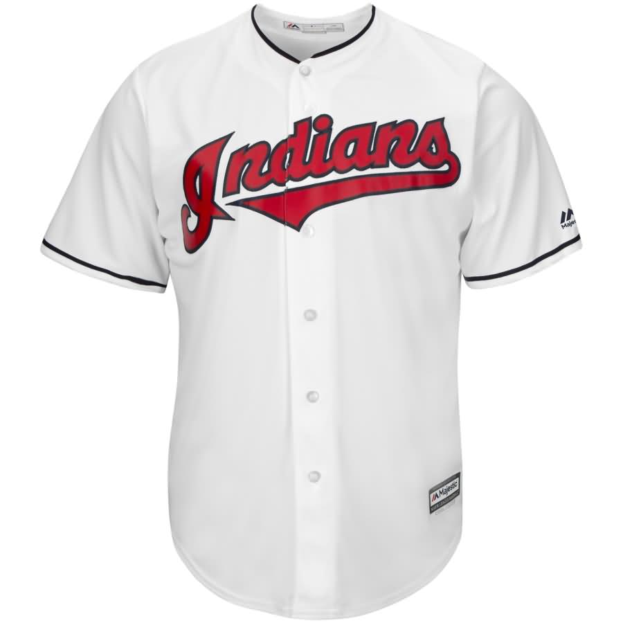 Melky Cabrera Cleveland Indians Majestic Home Official Cool Base Player Jersey - White