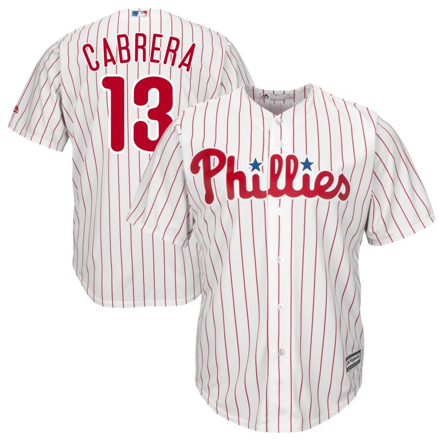 Asdrubal Cabrera Philadelphia Phillies Majestic Home Official Cool Base Player Jersey - White