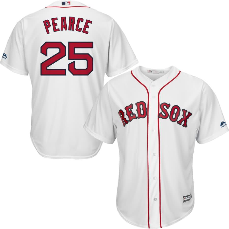 Steve Pearce Boston Red Sox Majestic Home Official Cool Base Player Jersey - White