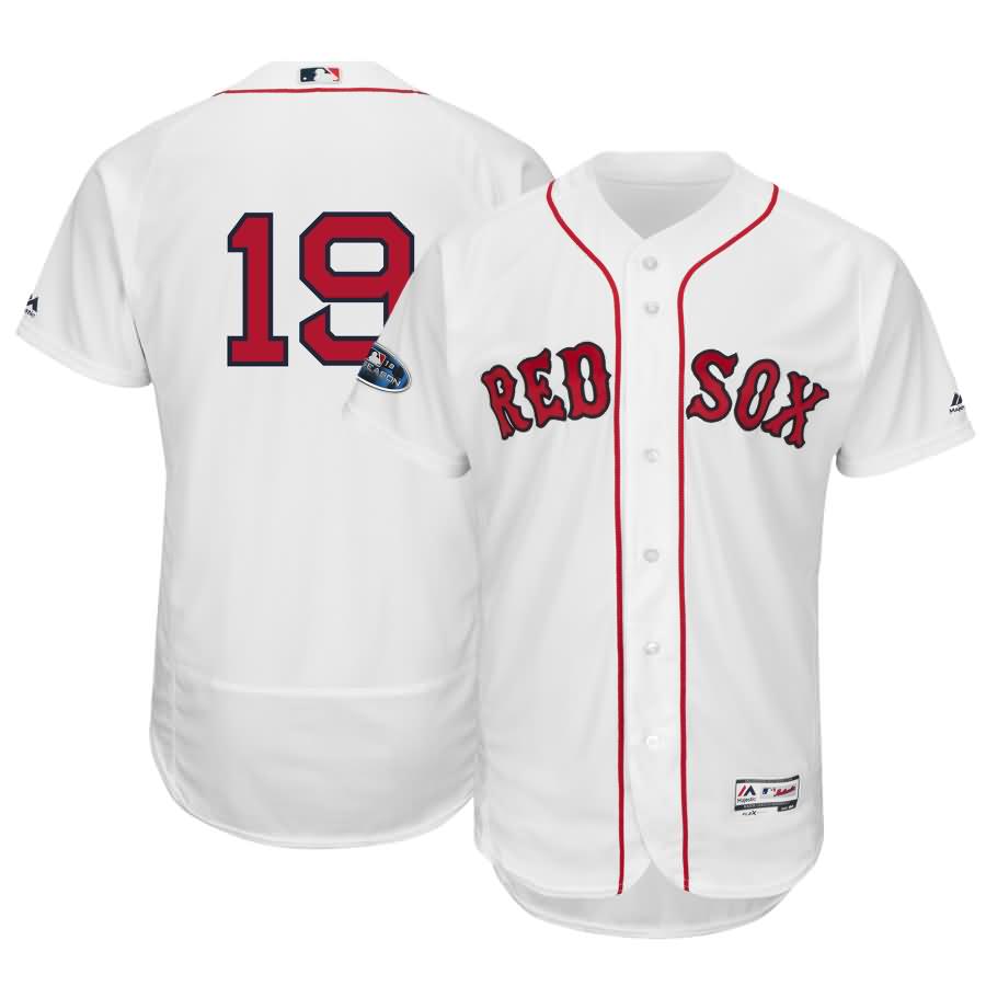 Jackie Bradley Jr. Boston Red Sox Majestic 2018 Postseason Home Authentic Flex Base Player Jersey - White