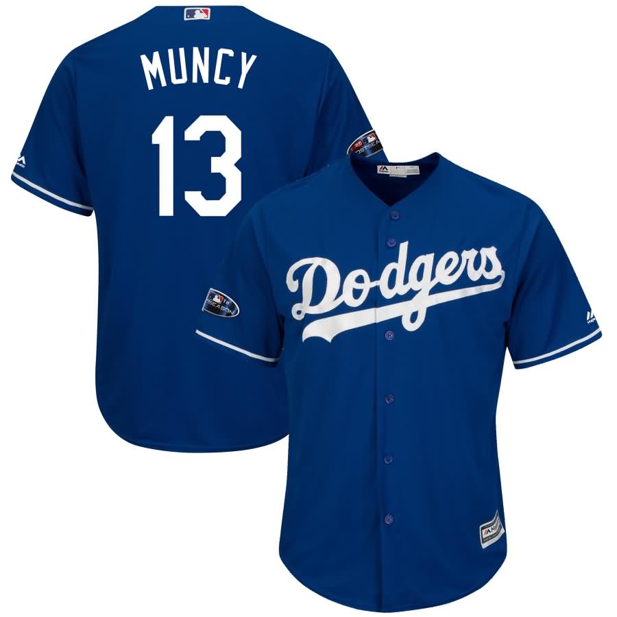 Max Muncy Los Angeles Dodgers Majestic 2018 Postseason Cool Base Player Jersey - Royal