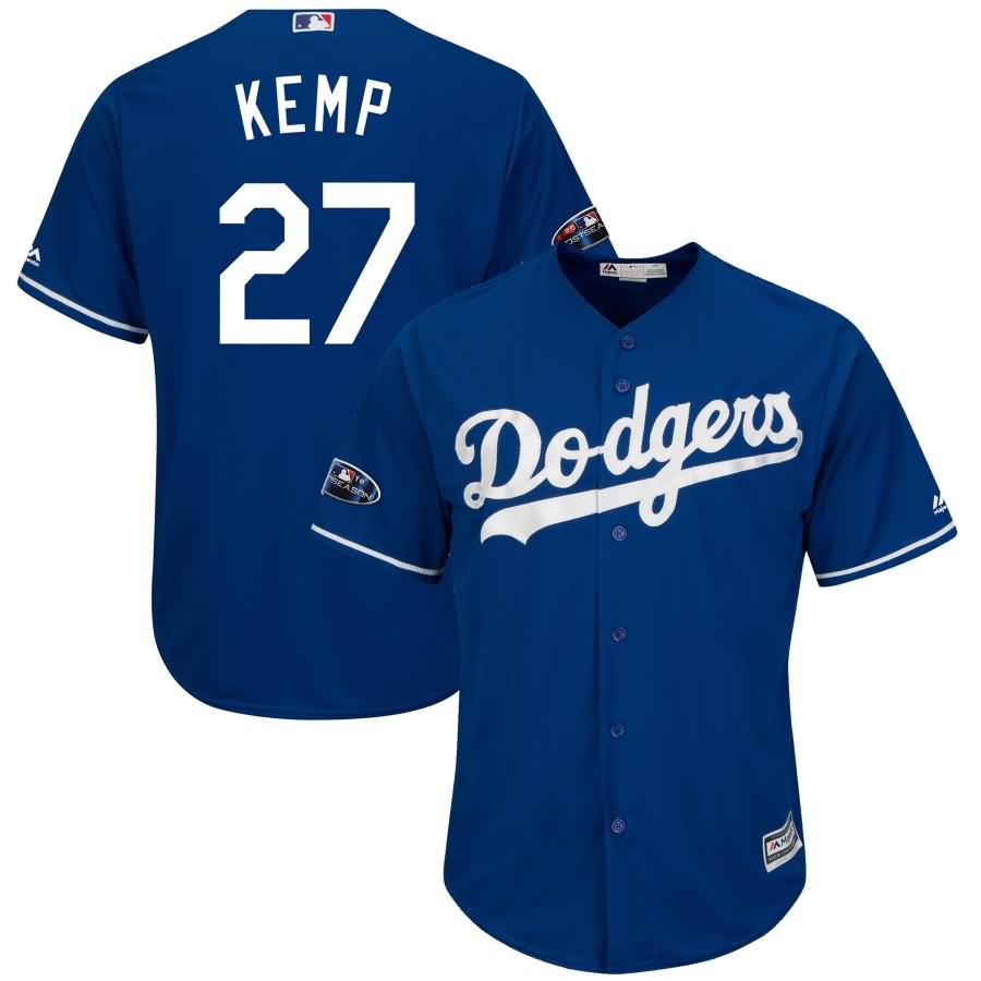 Matt Kemp Los Angeles Dodgers Majestic 2018 Postseason Cool Base Player Jersey - Royal