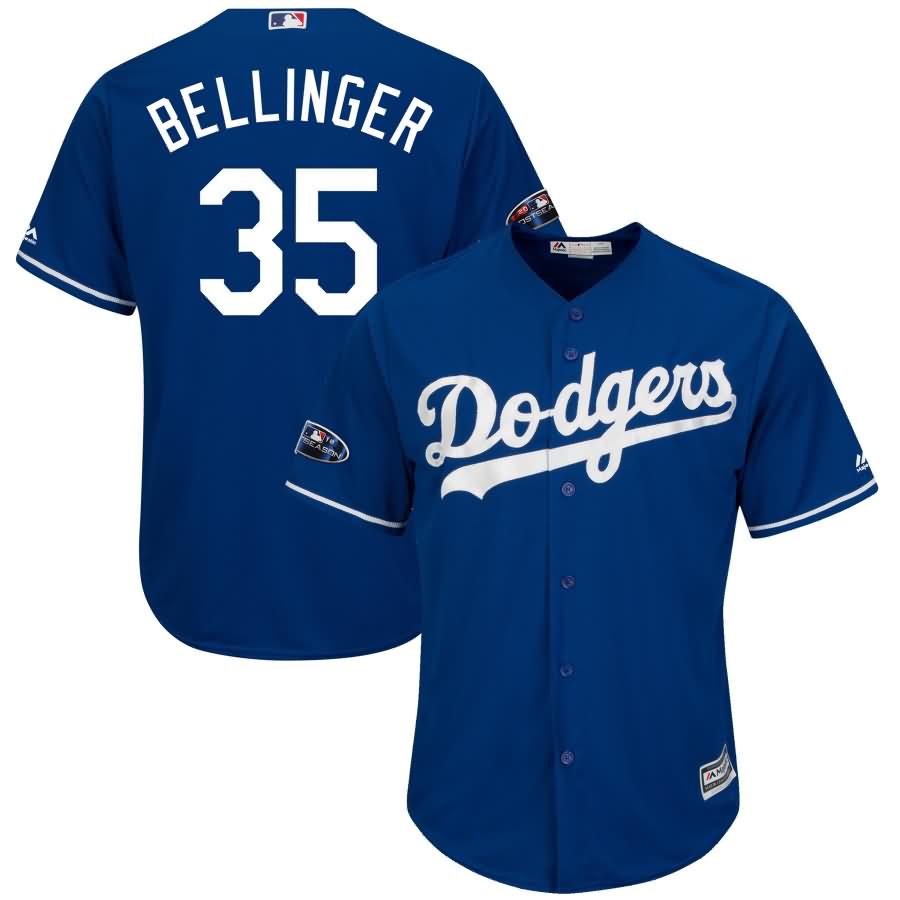 Cody Bellinger Los Angeles Dodgers Majestic 2018 Postseason Cool Base Player Jersey - Royal