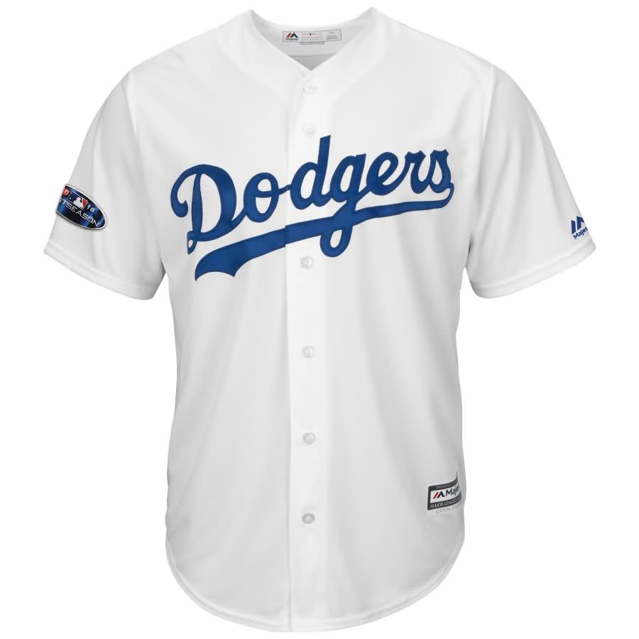 Justin Turner Los Angeles Dodgers Majestic 2018 Postseason Cool Base Player Jersey - White