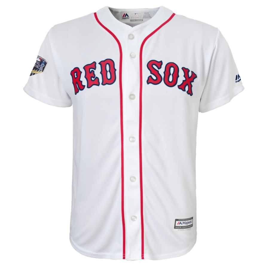 Andrew Benintendi Boston Red Sox Majestic Youth 2018 World Series Player Jersey - White