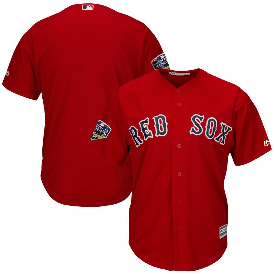 Boston Red Sox Majestic 2018 World Series Cool Base Team Jersey - Scarlet