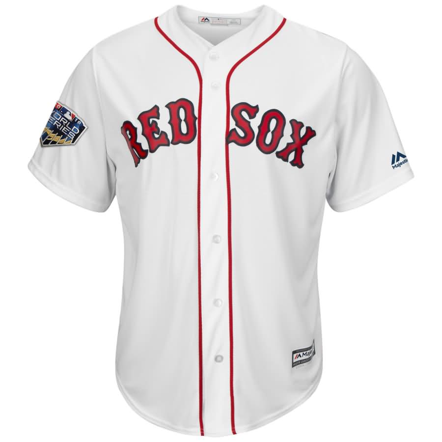 J.D. Martinez Boston Red Sox Majestic 2018 World Series Cool Base Player Jersey - White