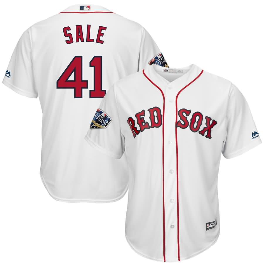 Chris Sale Boston Red Sox Majestic 2018 World Series Cool Base Player Jersey - White