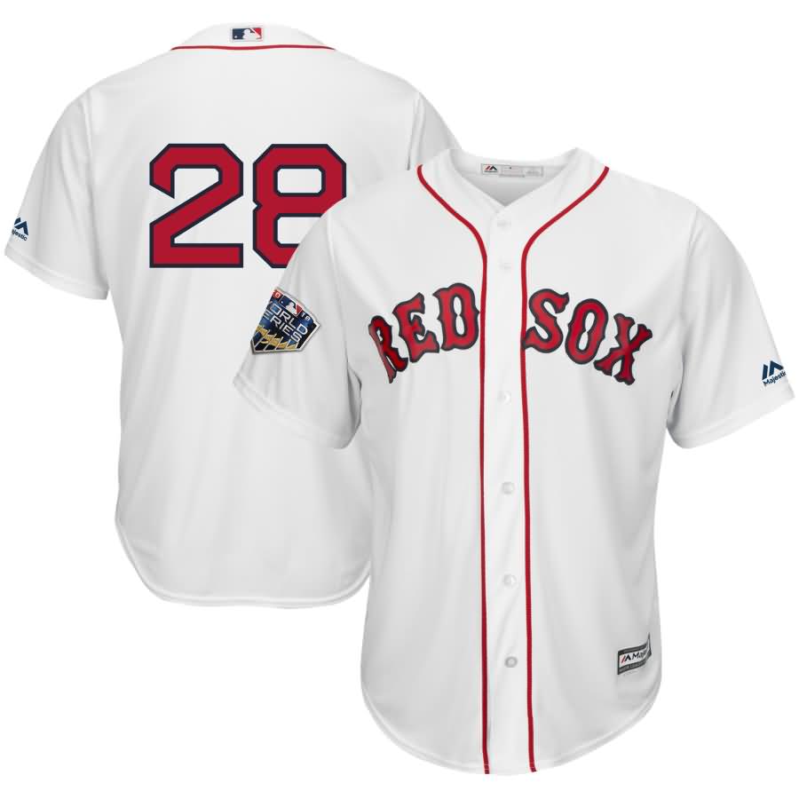 J.D. Martinez Boston Red Sox Majestic 2018 World Series Cool Base Player Number Jersey - White