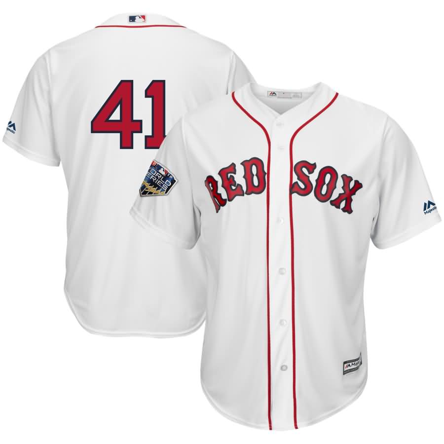 Chris Sale Boston Red Sox Majestic 2018 World Series Cool Base Player Number Jersey - White
