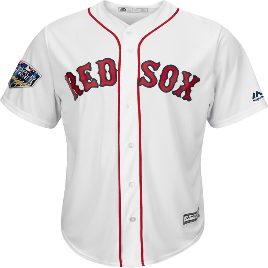 Mookie Betts Boston Red Sox Majestic 2018 World Series Cool Base Player Number Jersey - White