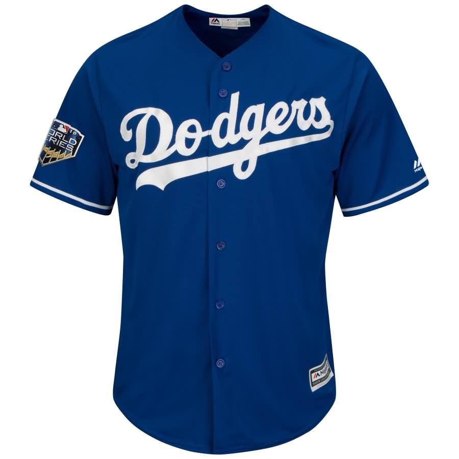 Justin Turner Los Angeles Dodgers Majestic 2018 World Series Cool Base Player Jersey - Royal