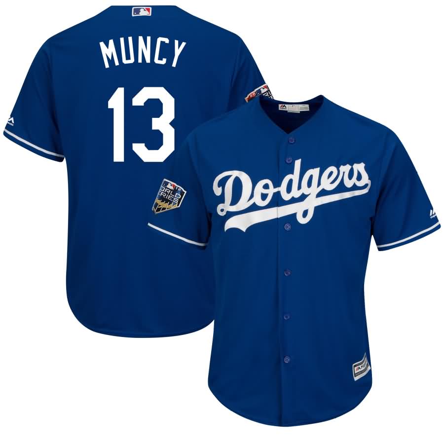 Max Muncy Los Angeles Dodgers Majestic 2018 World Series Cool Base Player Jersey - Royal