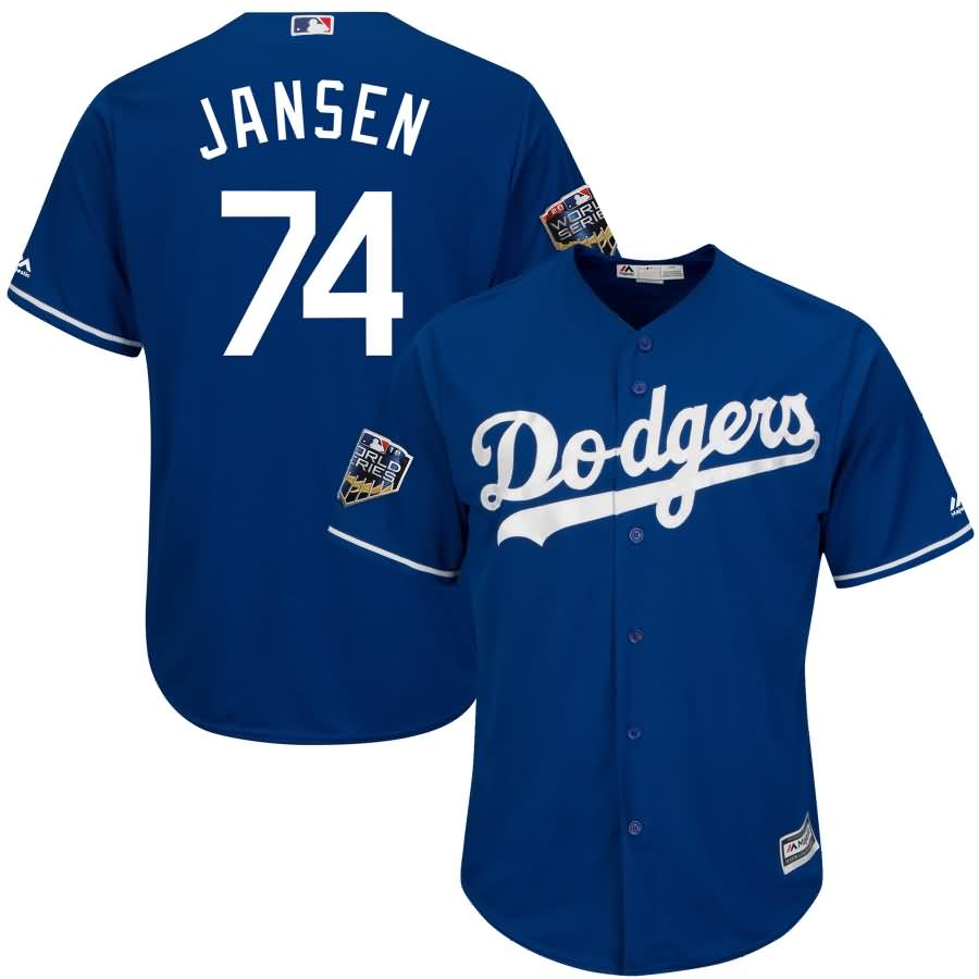 Kenley Jansen Los Angeles Dodgers Majestic 2018 World Series Cool Base Player Jersey - Royal
