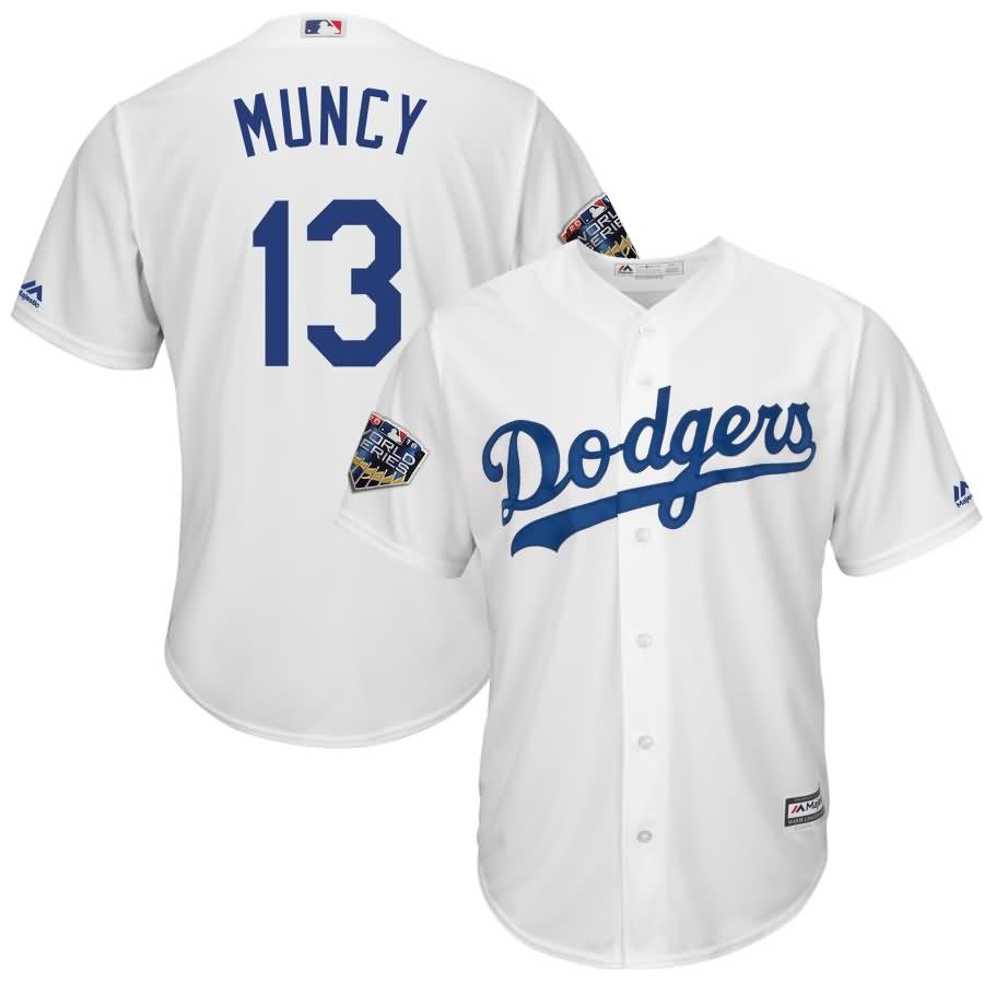 Max Muncy Los Angeles Dodgers Majestic 2018 World Series Cool Base Player Jersey - White