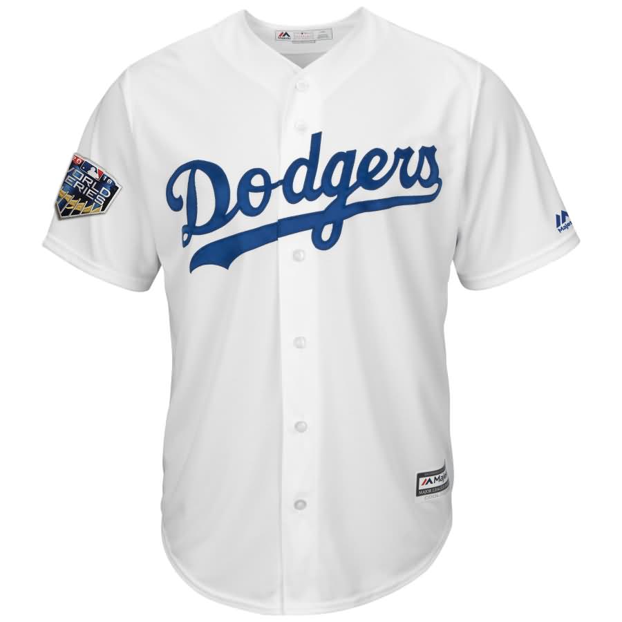 Clayton Kershaw Los Angeles Dodgers Majestic 2018 World Series Cool Base Player Jersey - White