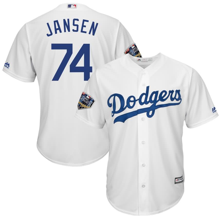 Kenley Jansen Los Angeles Dodgers Majestic 2018 World Series Cool Base Player Jersey - White