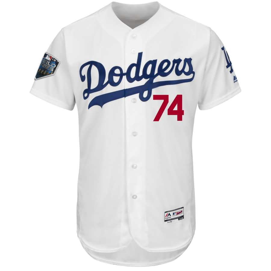 Kenley Jansen Los Angeles Dodgers Majestic 2018 World Series Flex Base Player Jersey - White