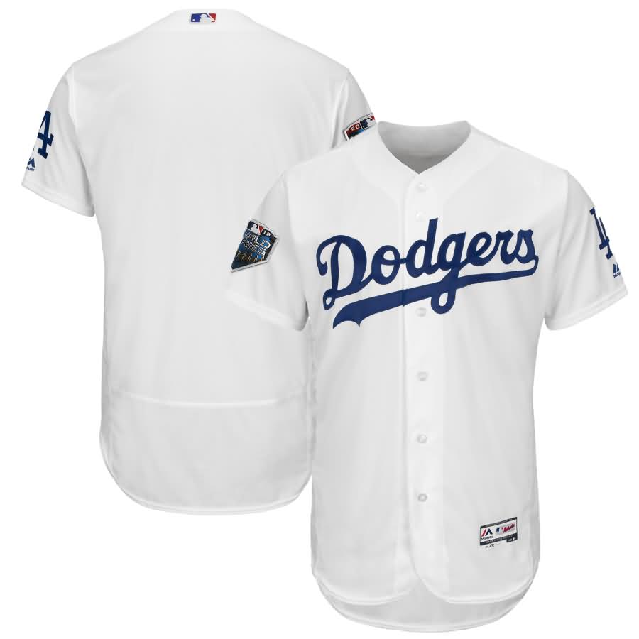 Los Angeles Dodgers Majestic 2018 World Series Flex Base Team Jersey - White