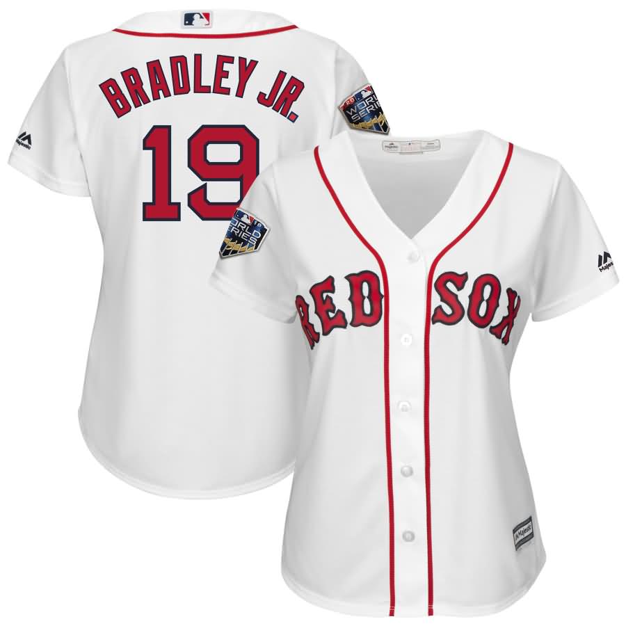Jackie Bradley Jr. Boston Red Sox Majestic Women's 2018 World Series Cool Base Player Jersey - White