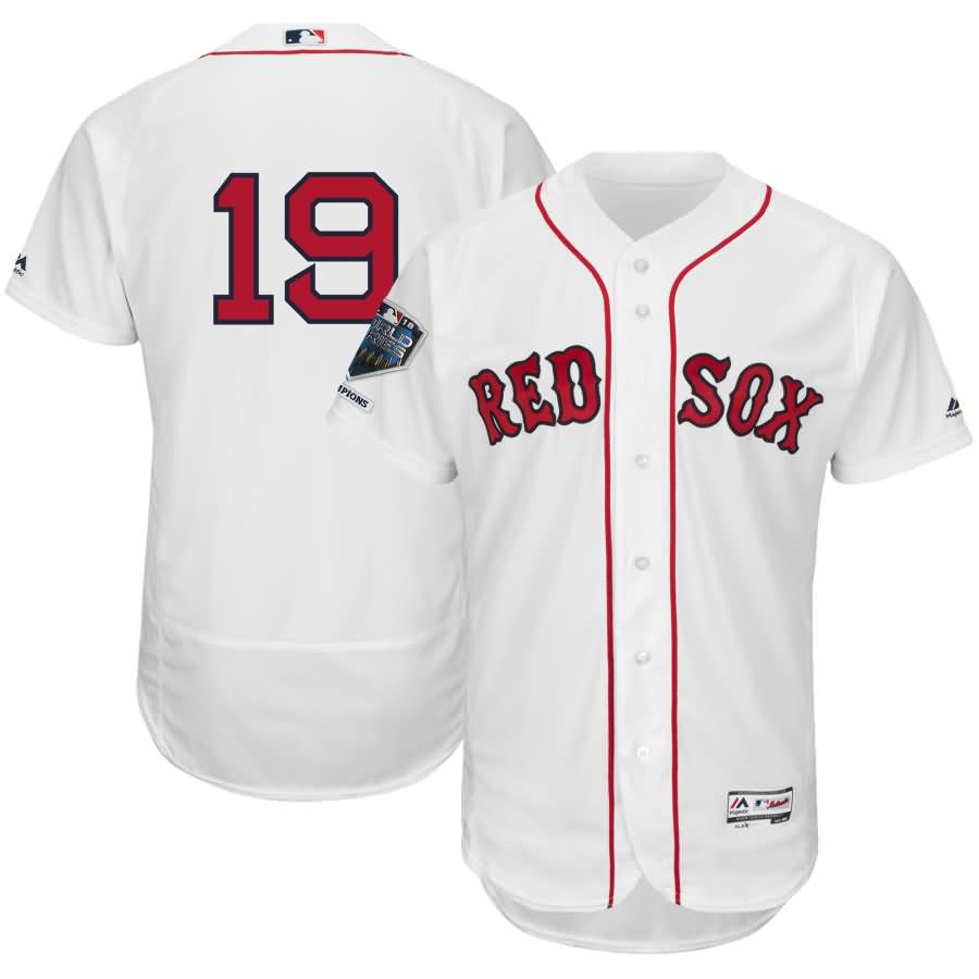 Jackie Bradley Jr. Boston Red Sox Majestic 2018 World Series Champions Home Flex Base Player Jersey - White