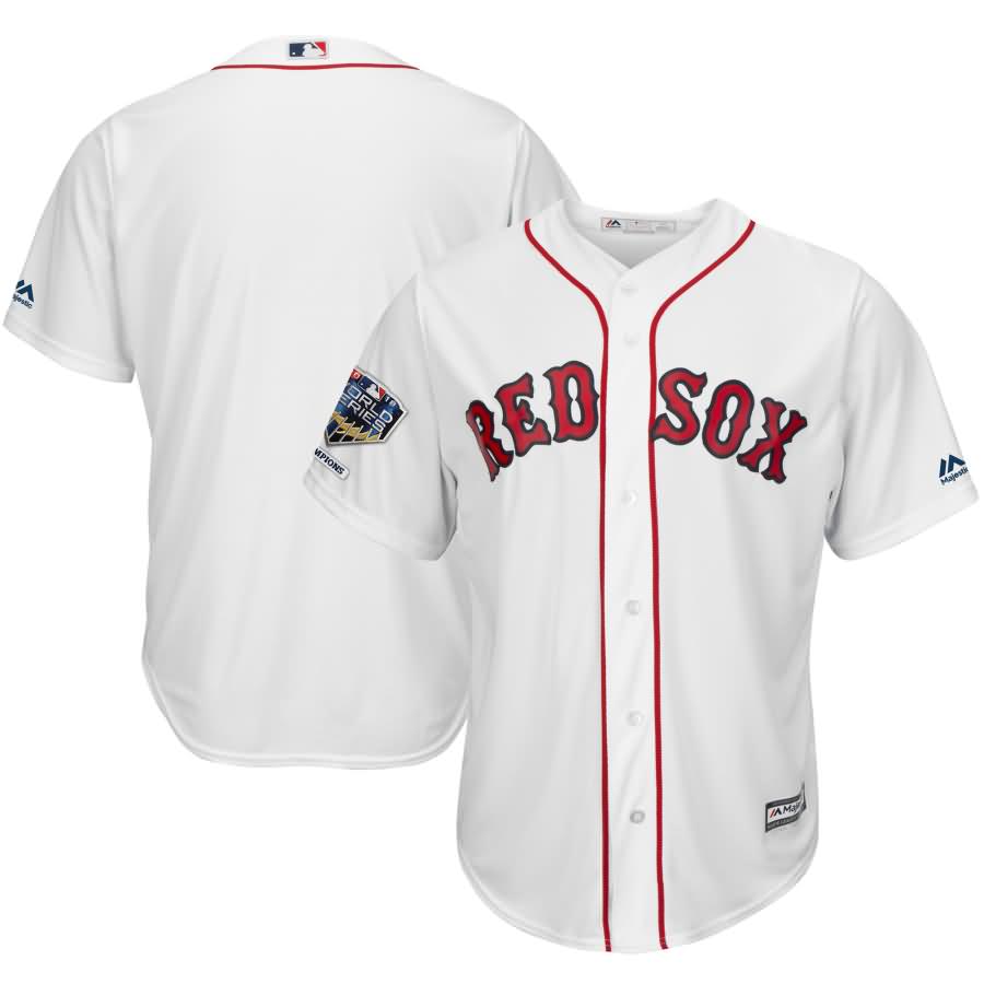 Boston Red Sox Majestic 2018 World Series Champions Home Cool Base Team Jersey - White