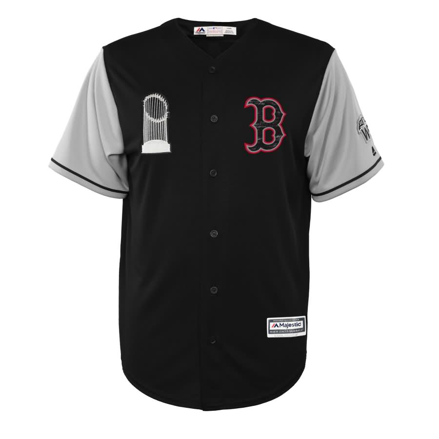 Boston Red Sox Majestic 2018 World Series Champions Fashion Cool Base Team Jersey - Black