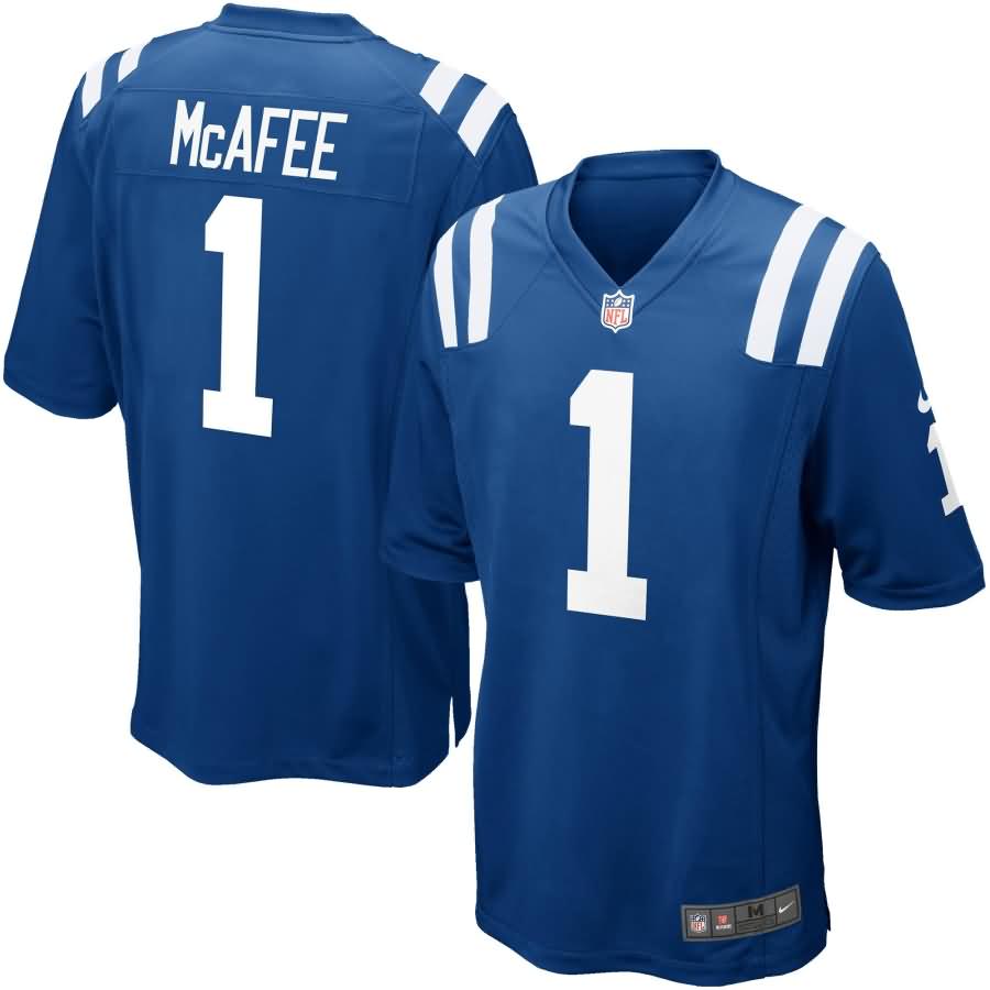Pat McAfee Indianapolis Colts Nike Youth Team Color Game Jersey - Royal Blue