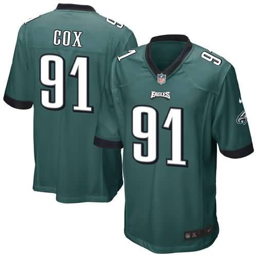 Fletcher Cox Philadelphia Eagles Nike Youth Team Color Game Jersey - Midnight Green