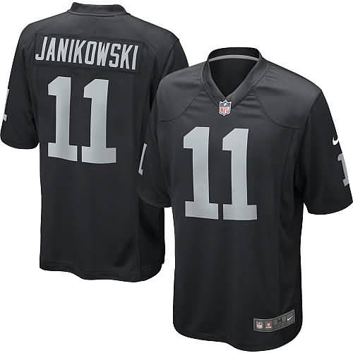 Sebastian Janikowski Oakland Raiders Nike Youth Team Color Game Jersey - Black