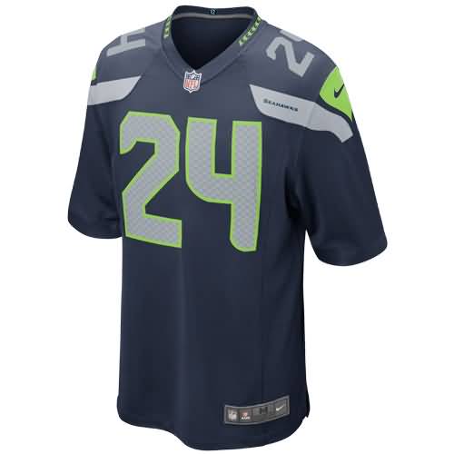 Marshawn Lynch Seattle Seahawks Nike Youth Team Color Game Jersey - College Navy