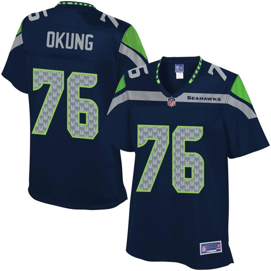 Pro Line Women's Seattle Seahawks Russell Okung Team Color Jersey
