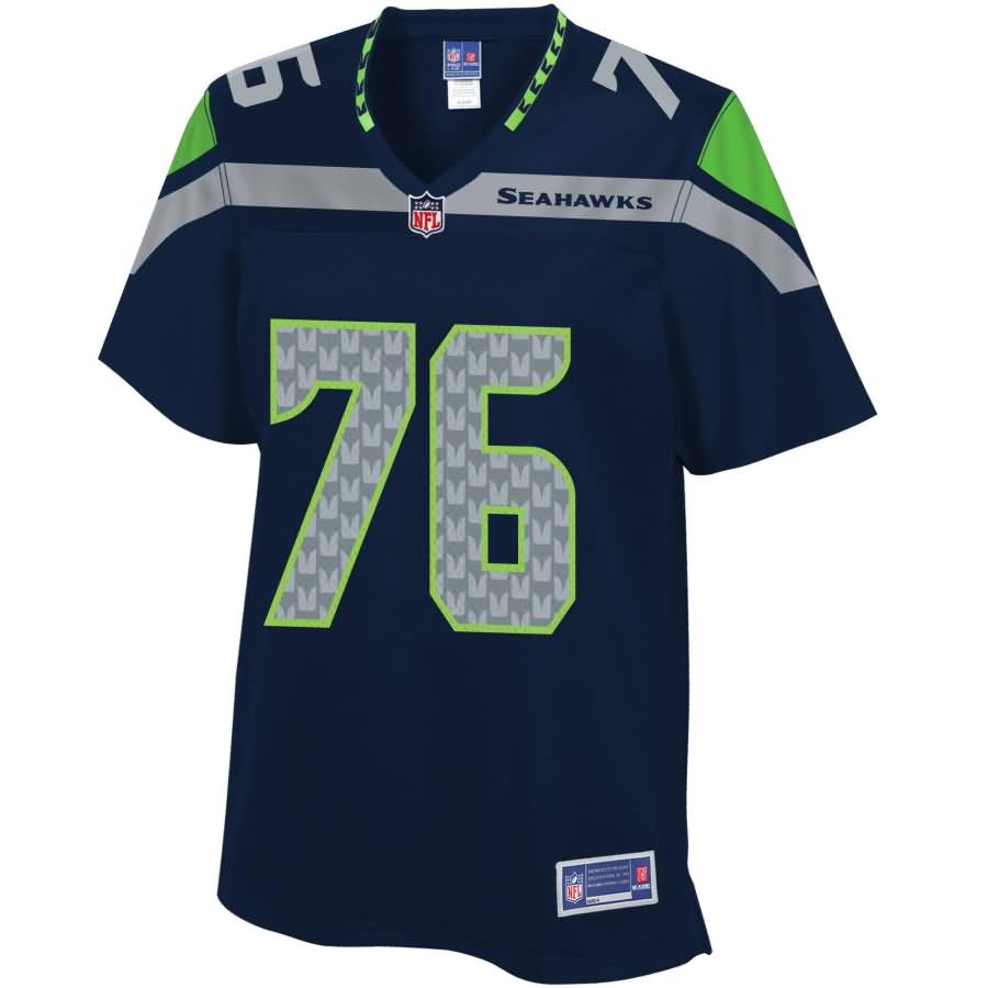 Pro Line Women's Seattle Seahawks Russell Okung Team Color Jersey